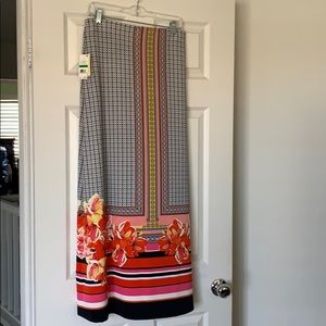 NEW eci New York- red/pink skirt.